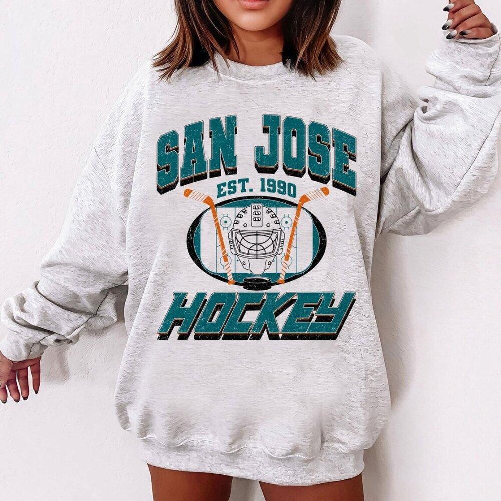 San Jose Sharks 1990 Hockey Team San Jose Nhl Gameday Sweatshirt